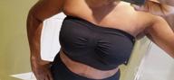 img 1 attached to ANGOOL Strapless Comfort Wireless Bra: Slip Silicone Bandeau Bralette Tube Top review by Johnny Santana