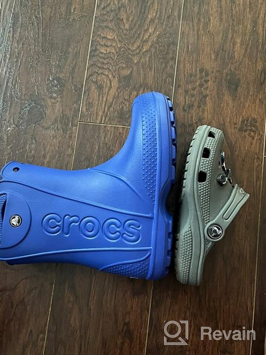 img 1 attached to Crocs Unisex Kids Outdoor Handle Boots for Little Boys' Shoes review by Sam Bell