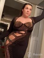 img 1 attached to Sparkle And Shine Your Way Through The Night: PORRCEY Women'S Drilling Process Party Dress review by Cassie Marie