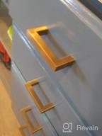 img 1 attached to Upgrade Your Cabinets With Homdiy'S 30 Pack Of 5 Inch Brushed Brass Cabinet Handles: Perfect For Cupboards And Drawers With 5'' Hole Centers review by Benjamin Saric