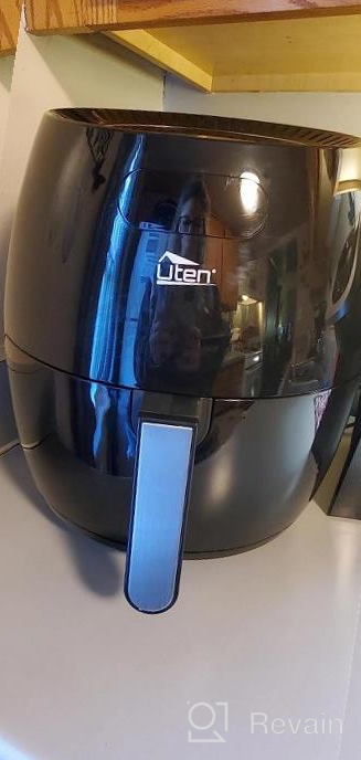 img 1 attached to Uten 5.8Quart Large Electric Air Fryer - Oilless Cooking With 8-In-1 Functionality For Family Meals review by Jason Wilson