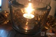 img 1 attached to Hyoola Oil Candles - 8 Hour Liquid Candles - Disposable Liquid Paraffin Tea Lights - 24 Pack - For Restaurant Tables And Emergency Candles review by Jarrett Young