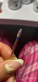 img 8 attached to Extra Fine Mini Cone Silver Carbide Bit For Electric Dremel Drill Machine - Pana 3/32" Nail Safety Bit