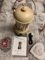 img 1 attached to COB Rechargeable LED Camping Lantern With Stepless Dimming, Ideal For Emergency, Outdoor Survival, Hiking And Hurricane Preparation review by Tony Stennis