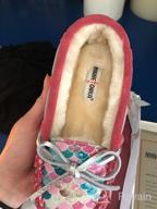 img 1 attached to 🎀 Cozy and Stylish Minnetonka Cassie Slippers: Perfect for Kids' Comfort review by Erin Ellis