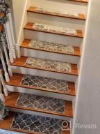img 1 attached to Upgrade Your Stair Safety With SUSSEXHOME Polypropylene Carpet Strips - Easy To Install Runner Rugs W/ Double Adhesive Tape - Set Of 7 Decorative Mats In Brown review by Jason Bell