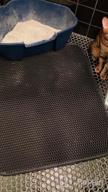 img 1 attached to WePet Honeycomb Double Layer Cat Litter Mat - Waterproof And Easy Clean With Scatter Control review by Erik Haynes