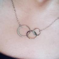 img 1 attached to Sterling Silver Interlocking Infinity 3 Generations Necklace: Perfect Birthday & Mothers Day Gift for Grandma, Mom, and Granddaughter! review by Tim Morrison