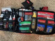 img 1 attached to Surviveware Survival First Aid Kit: Outdoor Preparedness With Removable MOLLE Compatible System & Labeled Compartments For Backpacking, Hiking & Outdoors review by Jeff Hall