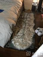 img 1 attached to Experience Comfort And Luxury With ITSOFT Premium Soft Faux Fur Area Rug - Perfect For Bedroom, Living Room And More! review by Nick Nunez