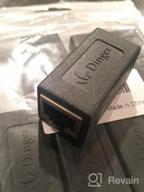 img 1 attached to Enhance Your Network Connection With Dingsun RJ45 Coupler - Compatible With Cat5, Cat5E, Cat6, And Cat7 Ethernet Cables (Black 10 Pcs) review by Trey Samuels