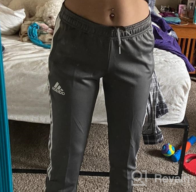 img 1 attached to Adidas Girls Track Pants Medium Girls' Clothing review by Jackquell Cash