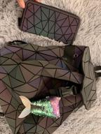 картинка 1 прикреплена к отзыву Women'S Color Changing Geometric Purse Backpack, HotOne Luminous Fashion Handbag Crossbody Bag With Wallet от Cristina Wicomb