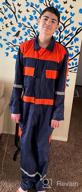 img 1 attached to Kolossus Men'S Enhanced Long Sleeve Coveralls: Cargo Pockets & Zippered Jumpsuit For Ultimate Storage review by Jacob Sriubas