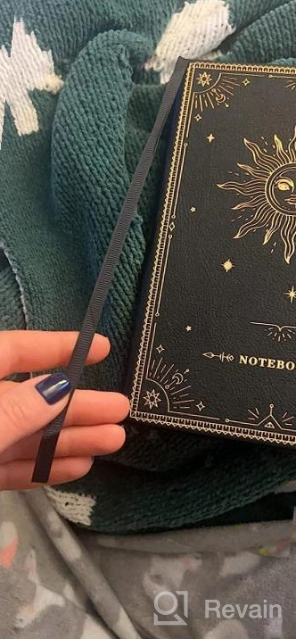 img 1 attached to The Sun: Premium Ruled Notebook With Thick Pages, Dividers, And Pocket - Classic Faux Leather Design For Writing And Journaling review by Peter Joseph
