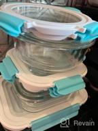 img 1 attached to Keep Your Food Fresh And Organized With EATNEAT Glass Food Storage Containers - A 10-Pack Set With Airtight Locking Lids review by Abaraham Duvernot