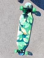 img 1 attached to 41-Inch Freeride Longboard Skateboard - Ideal For Cruising, Carving, Free-Style And Downhill Riding - Complete Cruiser Board review by Timothy Spinner