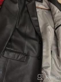 img 6 attached to BGSD Men'S Richard Classic Leather Blazer Lambskin Sport Coat Jacket - Regular, Big & Tall And Short Sizes Available!