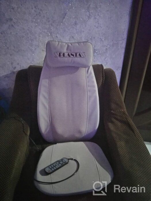 img 1 attached to 🪑 Shiatsu Massage Chair and Seat Massager - PLANTA MN-600 with 3 Intensity Levels, Heating, Vibration Massage, Auto-Adapter review by Danuta Szpakowska ᠌