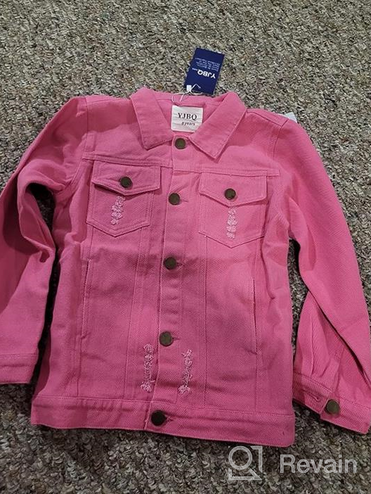 img 1 attached to 🧒 Oversize Denim Jackets for Kids Girls, Loose Classic Coats, Jeans Tops, Casual Outerwear for Children Boys, Teen Outfit, 5-14 Years review by Aaron Wilson
