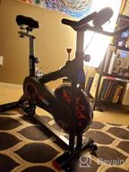 img 1 attached to VIGBODY Exercise Bike, Stationary Bikes For Home Gym, Indoor Cycling Bike Spin Bike With Tablet Holder And LCD Monitor, Silent Belt Drive Workout Equipment Cardio Training review by Marcus Curry