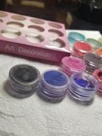 img 1 attached to 6 Colors Aurora Chrome Mirror Laser Mermaid Nail Powder Kit Metallic Iridescent Pigment Multi-Chrome Pearl Mica Manicuring Glitter With 6Pcs Sponge Sticks review by Anne Marie