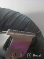 картинка 1 прикреплена к отзыву SUPRENT® Профессиональные машинки для стрижки волос для мужчин, комплект для стрижки волос и триммер с нулевым зазором T-образного лезвия, беспроводной набор для парикмахера с LED-дисплеем, подарки для мужчин (черные) от Mike Roberts