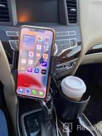 img 1 attached to 2-In-1 Car Cup Holder Phone Mount - 360° Rotation, Adjustable Base & Large Bottle Adapter! review by Michael Ghosh