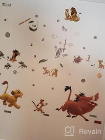 img 6 attached to The Lion King Peel And Stick Wall Decals By RoomMates - 10"X18" Easy To Apply