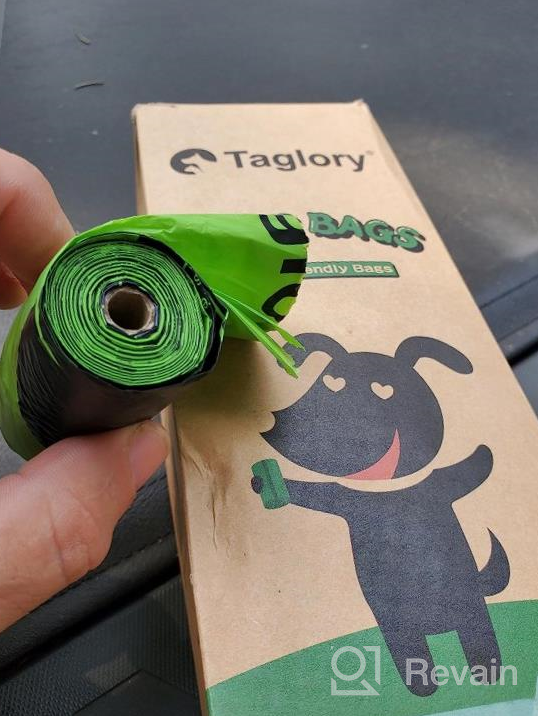 img 1 attached to Taglory Dog Poop Bag, 12 Rolls/ 180 Count Biodegradable Poop Bags For Dogs, Compostable Pet Waste Bags, Leak Proof, Lavender-Scented, 9 X 13 Inches review by Jaya Walsh