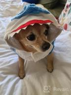 img 1 attached to Mogoko Funny Dog Cat Shark Costumes, Pet Halloween Christmas Cosplay Dress, Adorable Grey Shark Pet Costume, Animal Fleece Hoodie Warm Outfits Clothes (XL Size) review by Stefan Eddy
