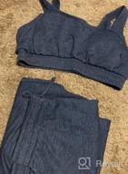 img 1 attached to 2-Piece Women'S Tracksuit Set With Bra Top And Sweatpants By Fixmatti review by Rick Malloy