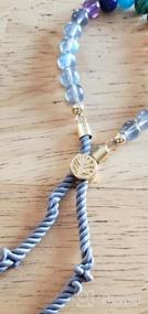 img 5 attached to Balance Your Chakras With COAI'S Women'S Semi Precious Gems Bolo Bracelet