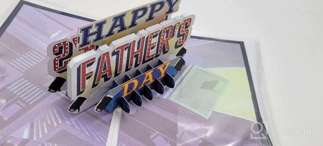 img 1 attached to 100 Greetings LIGHTS & MUSIC Happy Father'S Day Card – Plays Song 'All Star' – Pop Up Fathers Day Card From Wife – Fathers Day Card From Son, Kids – Happy Father'S Day Card From Daughter – 1 Card Only review by Kelli Grossi
