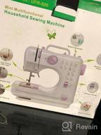 img 1 attached to Portable NEX Sewing Machine With 12 Built-In Stitches Ideal For Crafting And Mending review by Que Wade