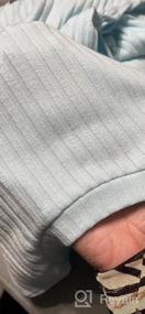 img 7 attached to Женские вязаные футболки с длинным рукавом в рубчик, осенне-зимняя модная одежда с круглым вырезом, приталенные базовые мягкие футболки для женщин