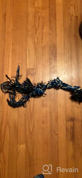 img 1 attached to Unleash Fun And Training With Zutesu Dog Chew Toy 2 Pack: Indestructible Rope Toy For Aggressive Chewers And Teething Puppies review by Melanie Trunnell