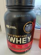 img 1 attached to Optimum Nutrition's Vanilla Ice Cream Gold Standard Whey Protein Powder, 2lb - May Vary in Packaging review by Candra ᠌