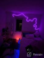 img 1 attached to Govee Neon Rope Lights RGBIC, 16.4Ft LED Strip Lights Music Sync, Customizable DIY Design, Works With Alexa Google Assistant, Personalized Neon Lights For Gaming Room Wall Decor (Not Support 5G WiFi) review by Morgan Gilmore