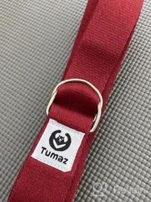 img 5 attached to 15+ Color Yoga Strap/Stretch Bands With Extra Safe Adjustable D-Ring Buckle - 6/8/10 Feet Options, Durable And Comfy Delicate Texture For Daily Stretching, Physical Therapy & Fitness