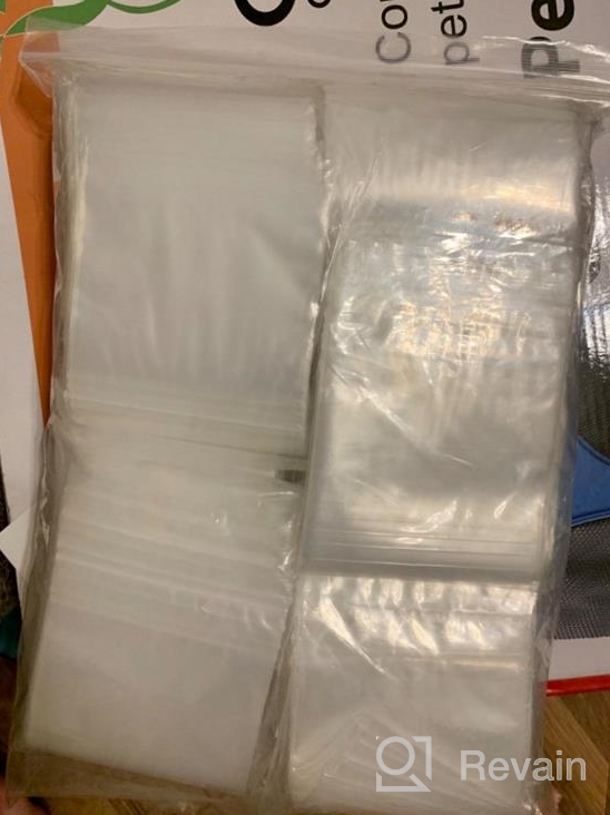 img 1 attached to 200 Count 3X3 Clear Reclosable Zip Poly Bags - 2 Mil 3.2" X 3.2" For Medicine, Jewelry, Electronics & More review by Jason Cox
