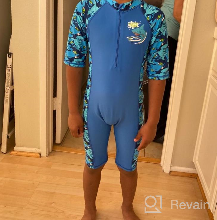 img 1 attached to 🩲 TFJH Swimsuit: Ultimate Protection for Boys' Clothing (5-6 Years) review by Joe Mix