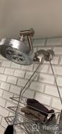 img 1 attached to Upgrade Your Shower Experience With An Adjustable Brass Shower Arm Extender, Height Adjustable For High Rise Or Lower Rainfall Showerheads In Matte Black Finish review by Wade Brooks