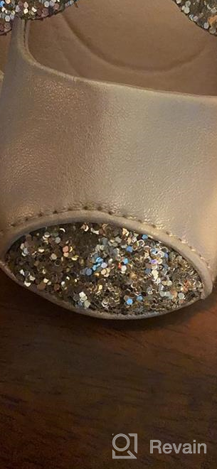 img 1 attached to 👑 ZTFUTURE Diamond Sparkle Princess Girls' Flats: Enchanting Shoes for Little Queens review by Crystal Thompson