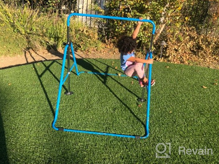 img 1 attached to Dobests Adjustable Junior Gymnastics Bar for Home Gym - Ideal Gymnastic Equipment for Kids Aged 3-7 Years Old review by Leo Puente