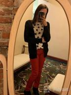 img 1 attached to Stay Stylish And Sweet With Valphsio'S Long Sleeve Heart Print Blouse For Women review by Steve Arnold