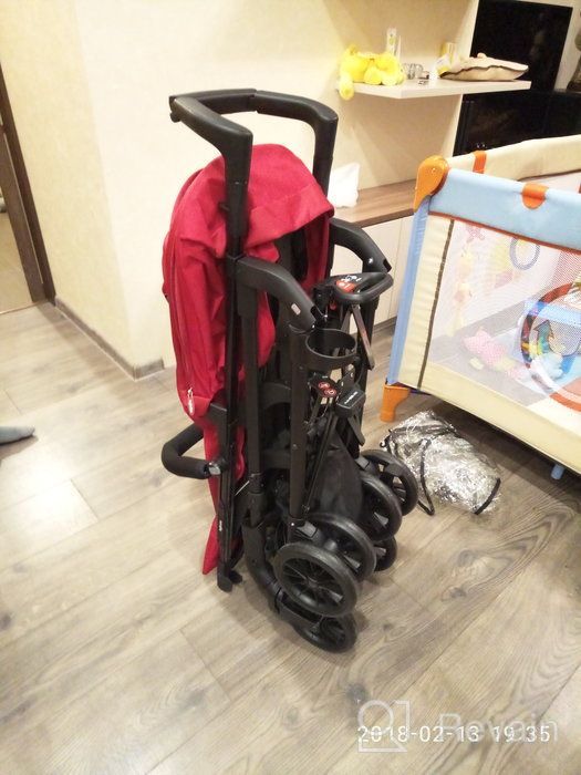 img 3 attached to 👶 Inglesina Zippy Light Stroller - Lightweight Stroller with Car Seat Compatibility and Bonus Premium Accessories in Vibrant Raspberry Purple review by Lang Lang Buana ᠌