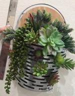 img 1 attached to Supla 14 Pcs Artificial Succulents Plants In Bulk Assorted Unpotted Hanging String Of Pearls Cactus Aloe Picks Small Fake Succulents For Wreath Centerpiece Floral Arrangement Indoor Outdoor Home Décor review by Thomas Ramirez