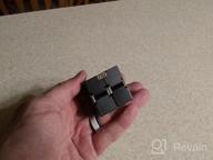 img 1 attached to PILPOC theFube Infinity Cube Fidget Desk Toy - Premium Quality Aluminum Infinite Magic Cube: Ultimate Stress Reliever, Red Edition review by Gregory Braddock