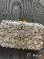 img 1 attached to Stunning Crystal Beaded Evening Clutch By Tanpell - Perfect For Weddings And Special Occasions review by John Faxon